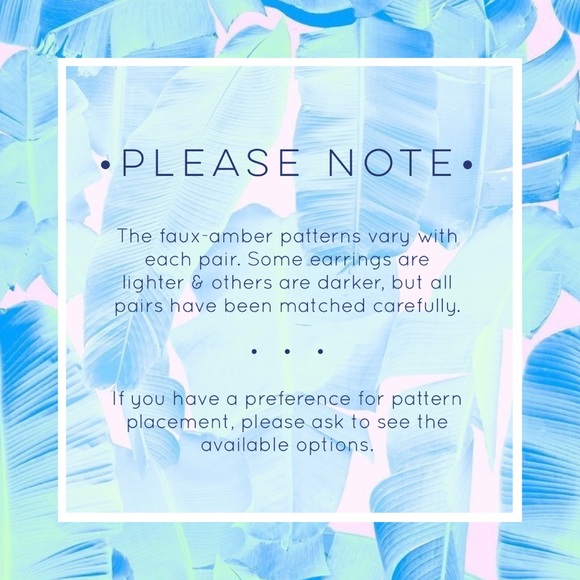 🆑 "Kiernan" Earrings || Amber Statement Hoop - Picture 9 of 11